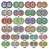 2pcs/set DIY Diamond Painting Special Shape Acrylic Alphabet Coaster Kit