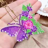 6Pcs DIY Diamond Painting Butterfly Keychain