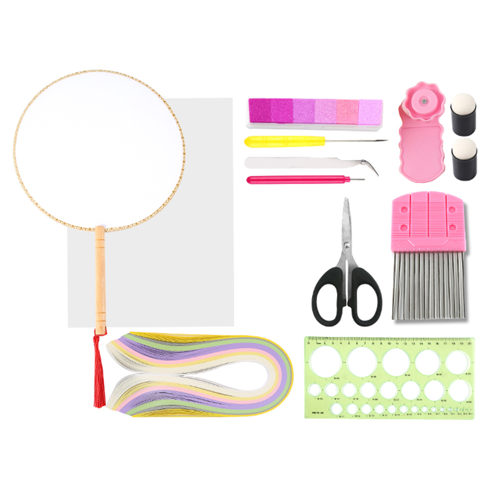 

DIY Quilling Paper Round Circle Fan Kit, 501 Original