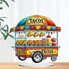 (US Only)2D Flat Print Taco Cart Light DIY Diamond Painting Desktop Decorations