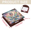 Wooden DIY Fairy Beauty 2 Diamond Painting Kit Note Box with 160 Papers Gifts