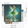 Danse fée clochette princesse-plein diamant rond peinture-40 * 40cm