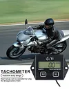 Electronic Hour Meter LCD Display Engine RPM for Motorcycle Marine Chainsaw Bike