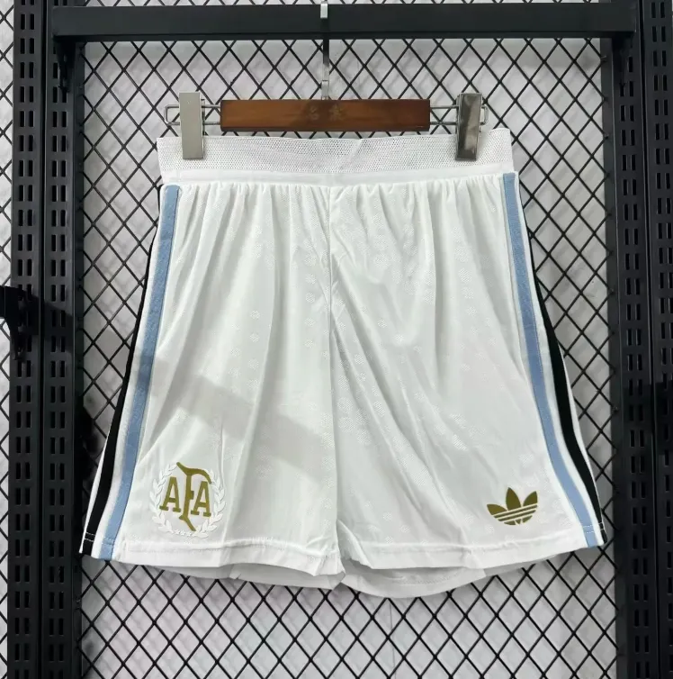 2025-26 Argentina White Pants Jersey - Player Edition