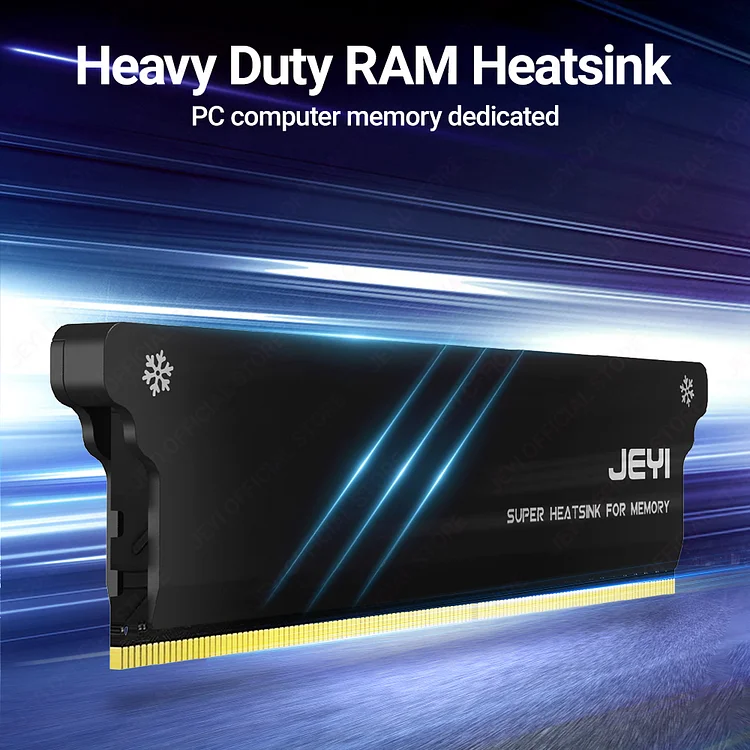 JEYI Memory RAM Heatsink With Thermal Pads - Thumbnail 3