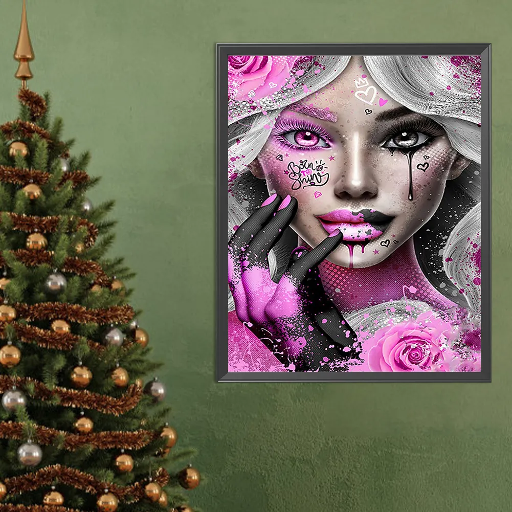 Full Round Diamond Painting 40*50cm - Girl