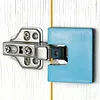 Magnetic Cabinet Hinge Jig with Guide Cabinet Door Hinge Spacer for DIY Projects