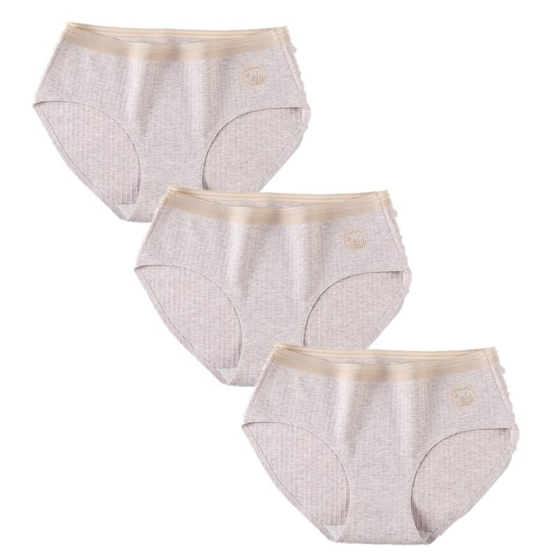 3 Pcs/Set Sexy Seamless Cotton Underwear Women Panty Soft Panties For Female Skin-friendly Panty Comfort Lingerie Women's Briefs