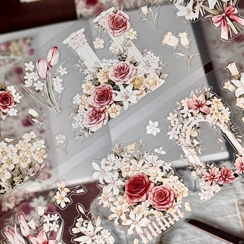 PET 테이프 - 60mm*6m 빈티지 꽃