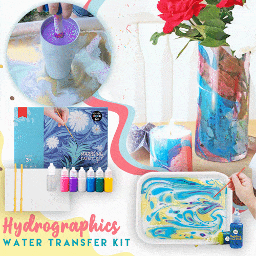 Water Marbling Paint Art Kit (Perfect Gifts For Autistic Children)