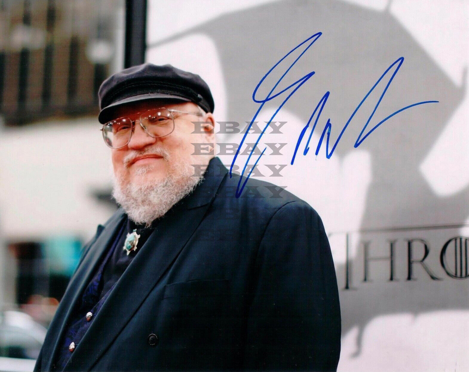 George RR Martin Game of Thrones Autographed Signed 8x10 Photo Poster painting Reprint