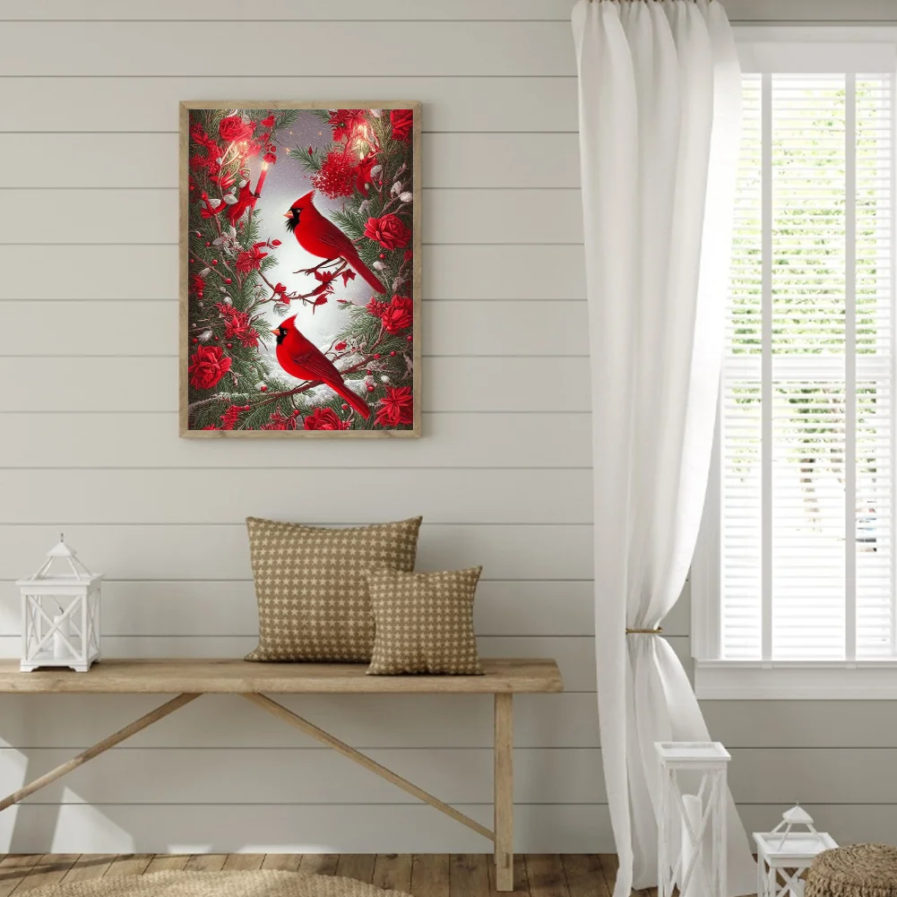 Diamond Painting - Full Round Drill - Cardinal(Canvas Size|30*40cm)