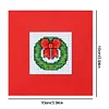 (Multi-Style) Christmas-DIY Cross Stitch Greeting Card Kit