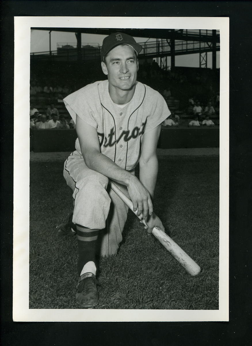 Fred Hatfield Press Original Photo Poster painting by Don Wingfield Detroit Tigers