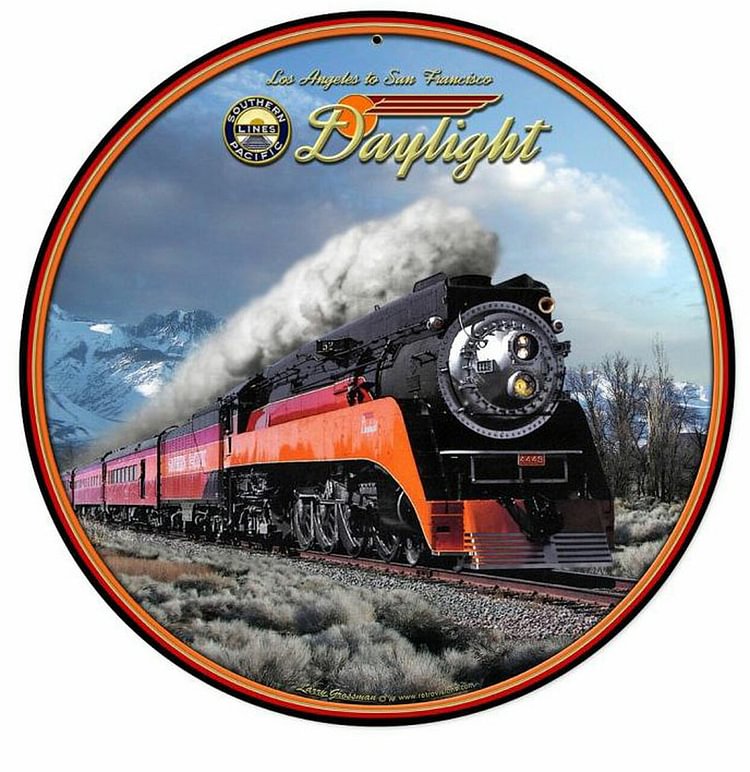 30*30cm - Daylight Winter - Round Tin Signs/Wooden Signs