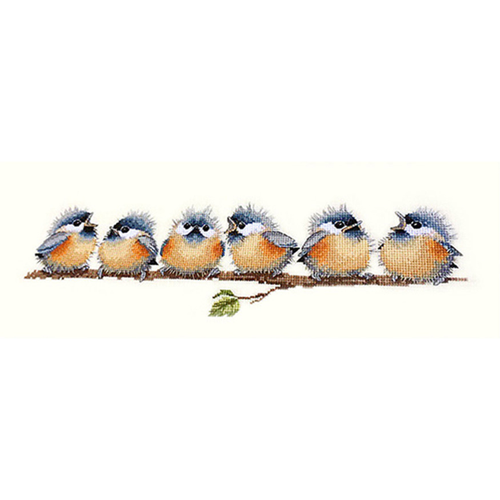 

Branch Bird - 11CT Counted Cross Stitch - 52*22CM, 501 Original