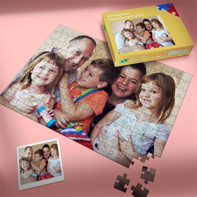 Personalized Photo Puzzle Memorial Gifts in 35/150/300/500/1000 Pieces
