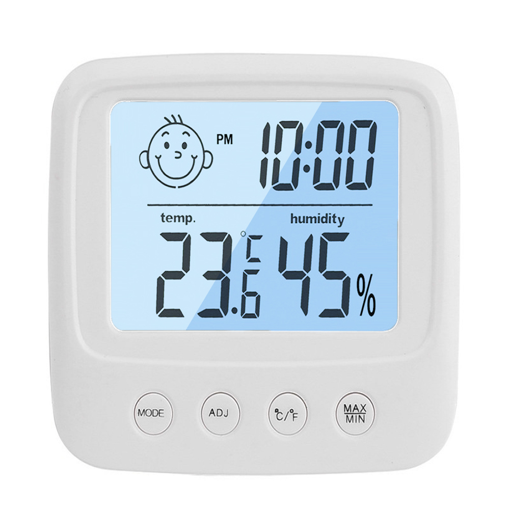 

LCD Digital Thermometer Hygrometer Home Office Temperature Humidity Meter, Backlight, 501 Original