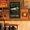 Gun Safety Rule #1: Carry One - Metal Tin Signs(8*12Inch/12*16Inch)