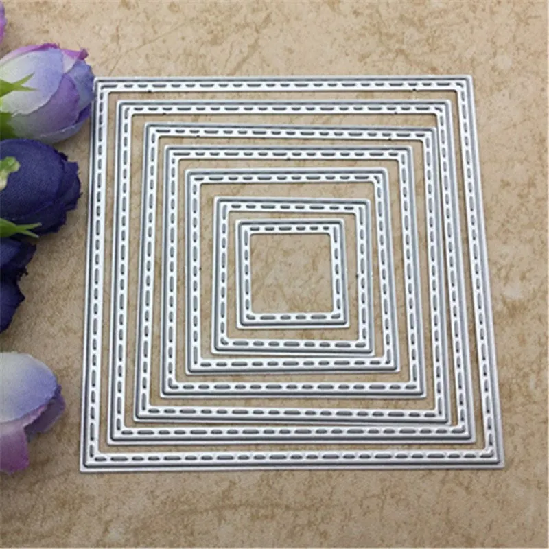 8pcs Basic Stars Cutting Dies Carbon steel Metal Cutting Dies Scrapbooking Decorative Paper Cards Template
