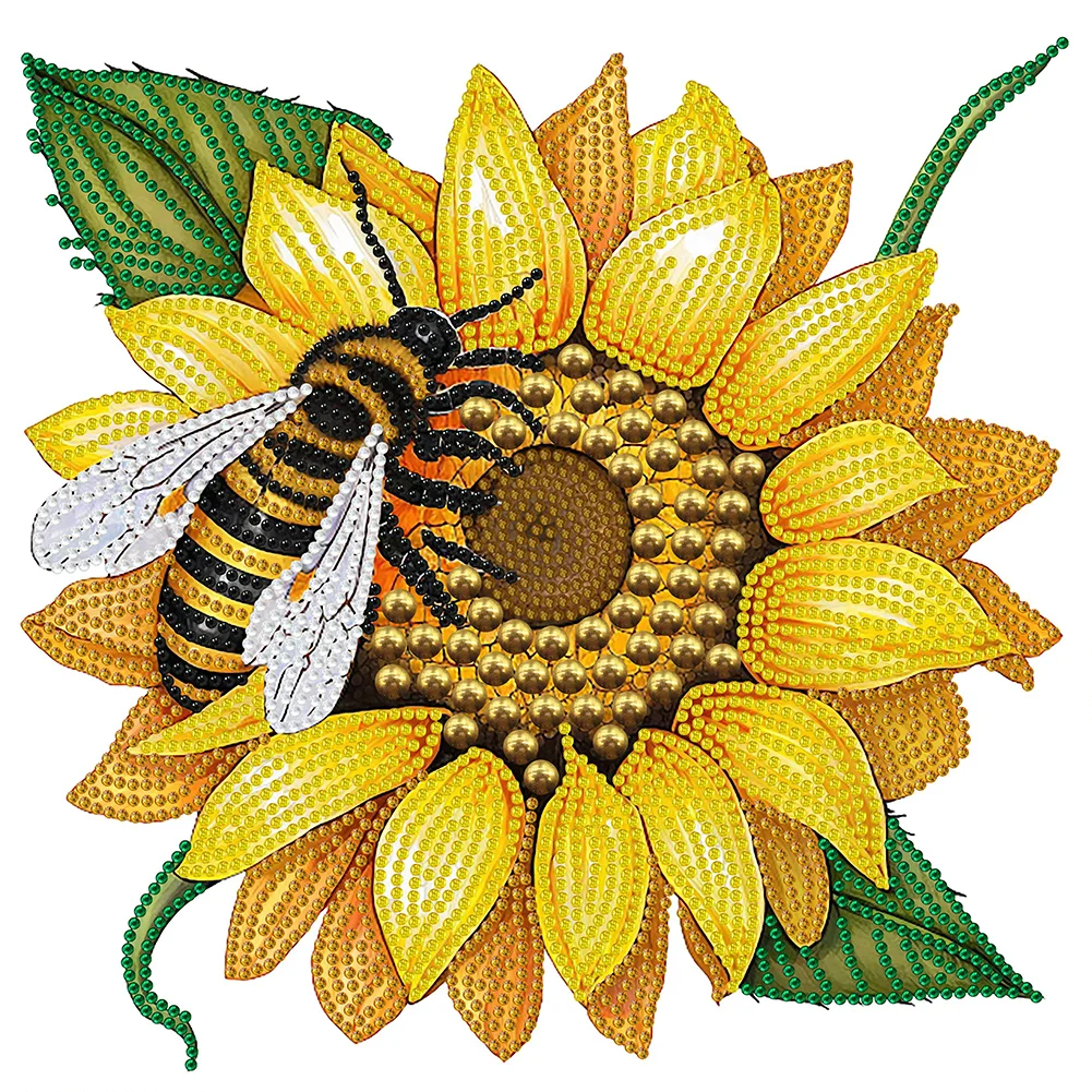 Diamond Painting - Partial Special Shaped Drill - Sunflower(Canvas|30*30cm)