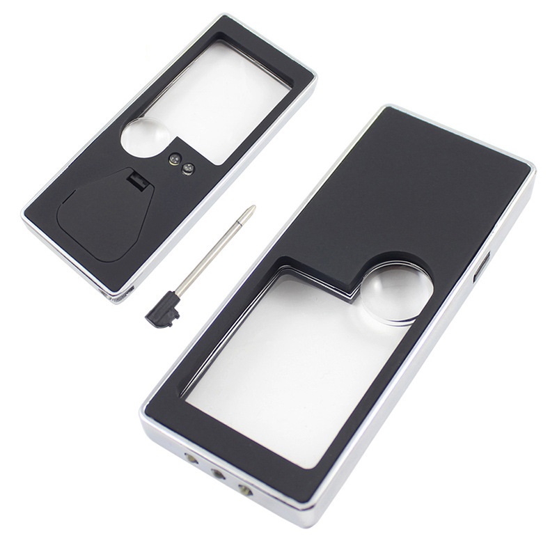 

Mini Magnifying Glass 3X 10X Magnifier Handheld Loupe with LED UV Lights, 501 Original