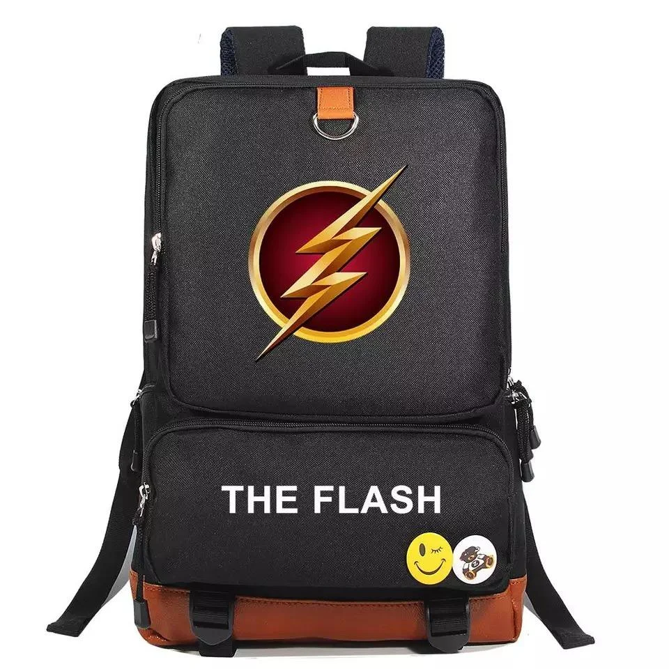 Buzzdaisy The Flash Superhero School Bags Water Proof Notebook Backpacks