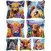 Animal-DIY Latch Hook Rug Pillowcase Kits 43*43cm
