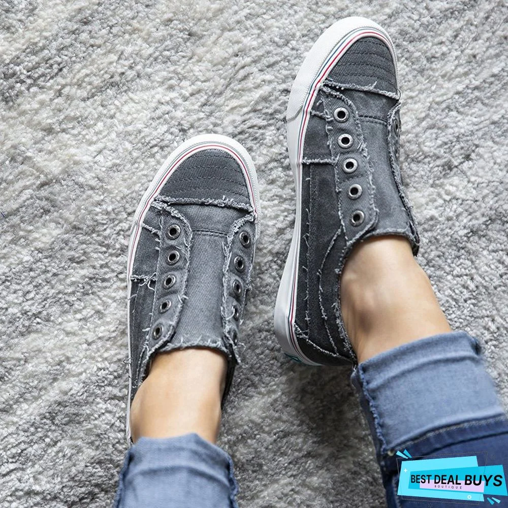 Women  Pre-istressed Hottest Sneaker