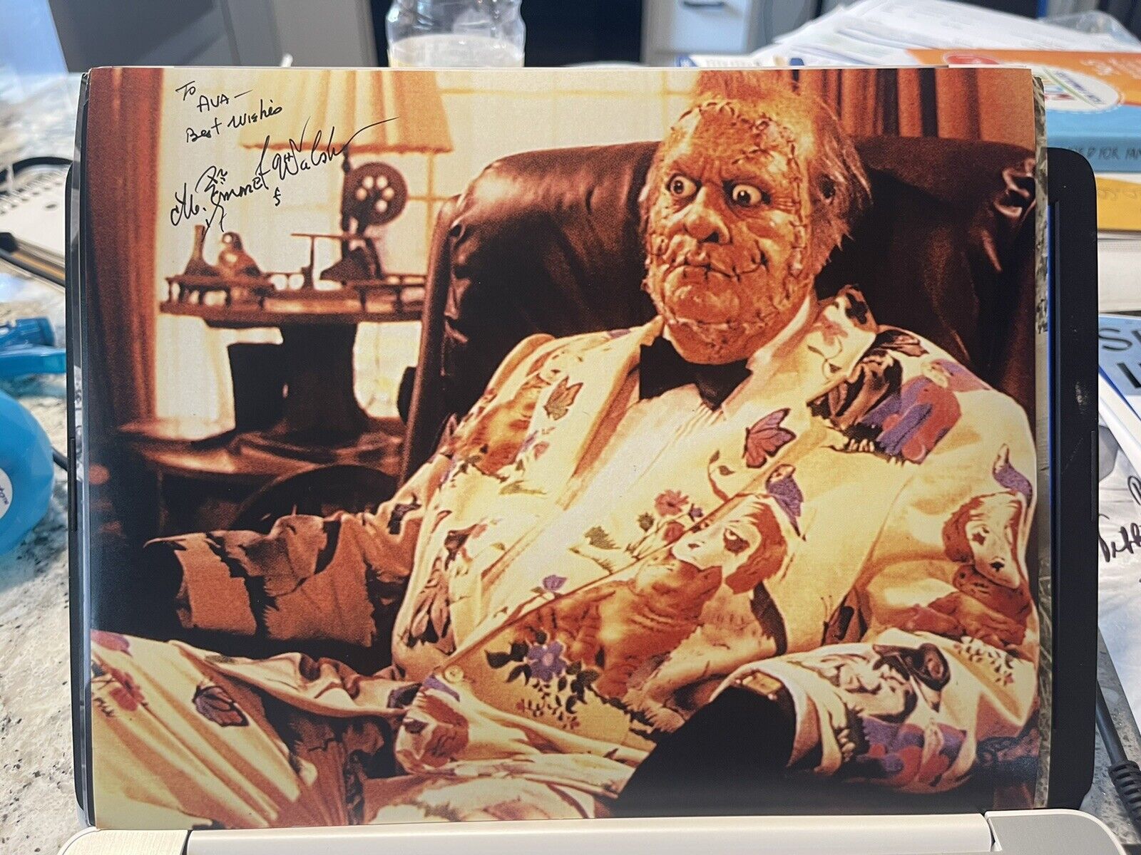 M. Emmett Walsh Hand Signed 8x10 Blood Simple Authentic Autograph Beckett BAS B