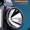 Solar Camping Lantern Long Range Portable Lantern Lamp Waterproof (Black)