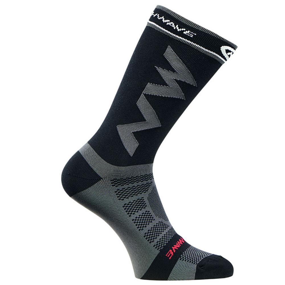 

Outdoor Sports Letter Decor Soccer Socks Men Cycling Running Socks (Black), 501 Original