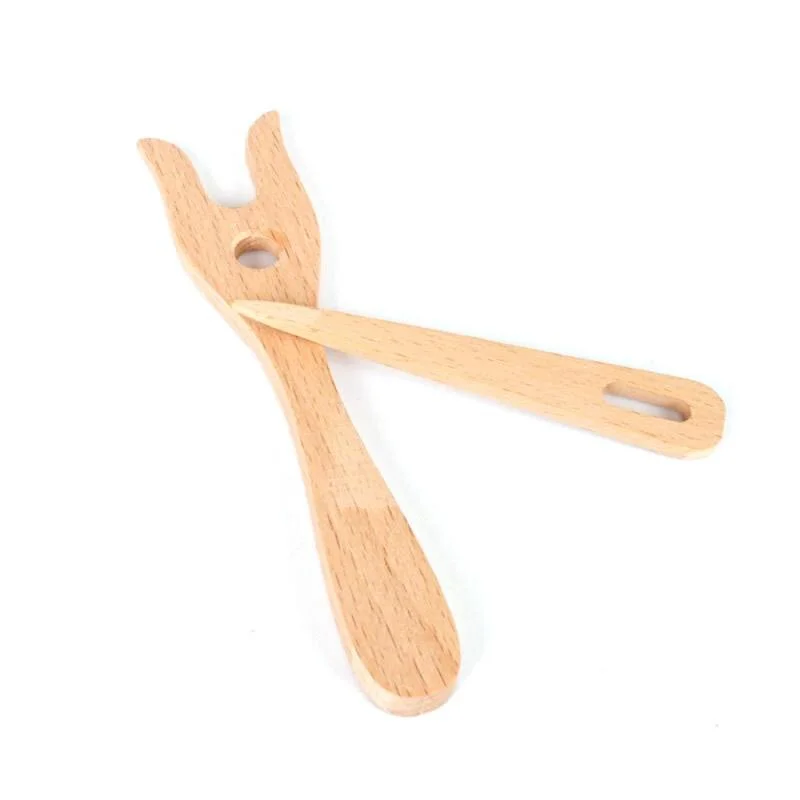 Wooden Handmade Y Needle Children DIY Handmade Products Wooden Fork Knitting Accessories Weaving Loom Tools Crafts Supplies New
