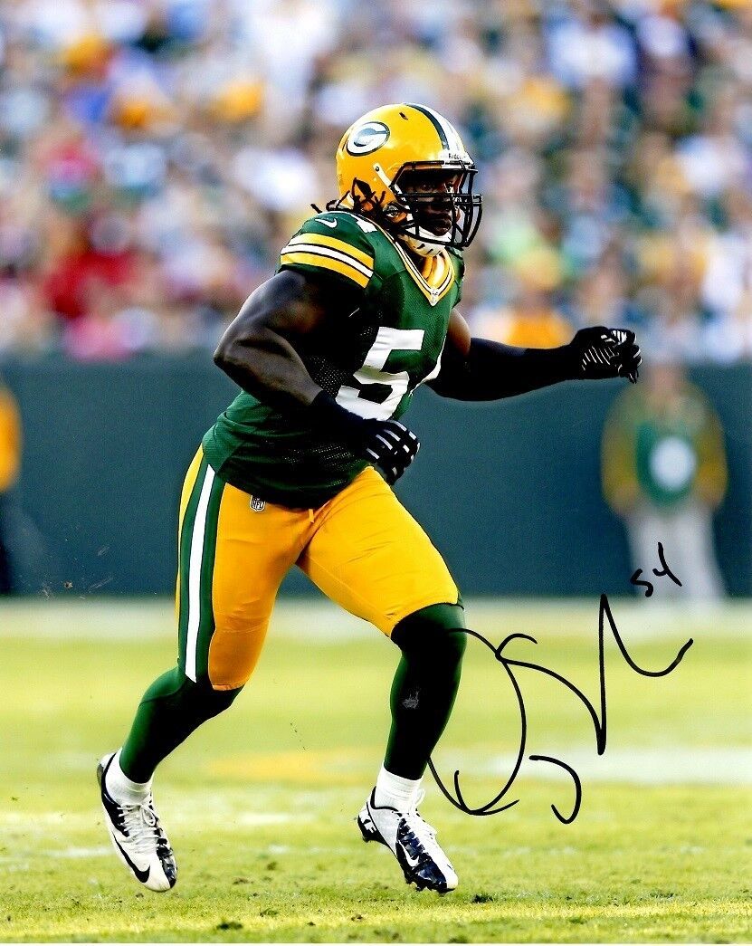 Autographed DEZMAN MOSES Green Bay Packers 8x10 Photo Poster painting w/COA