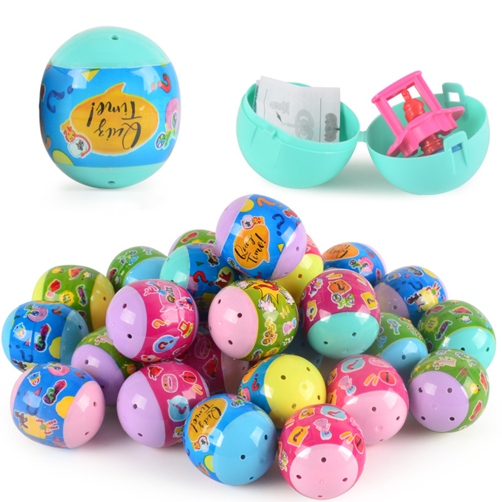 

Children Twist Egg Fancy Toy Plastic Capsules Ball Assembly Action Figure, 501 Original