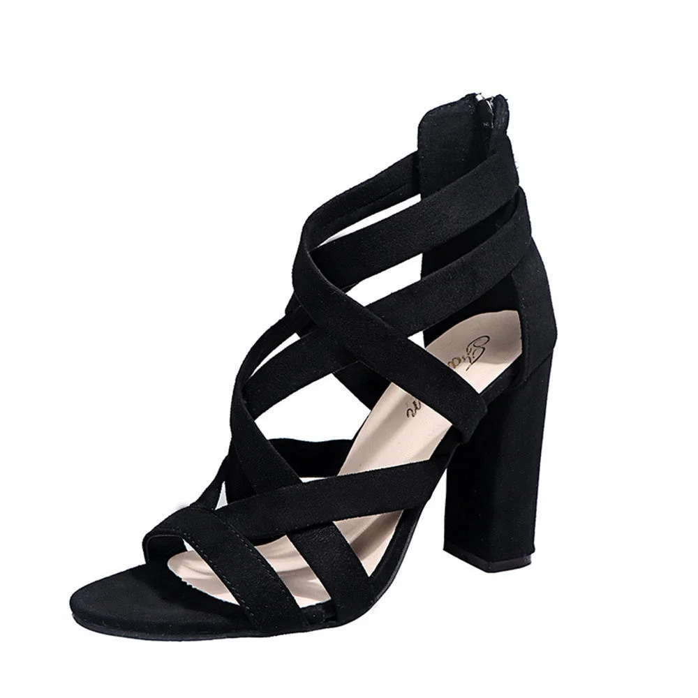 Women's Pointed Toe Strap High Heel Sandals