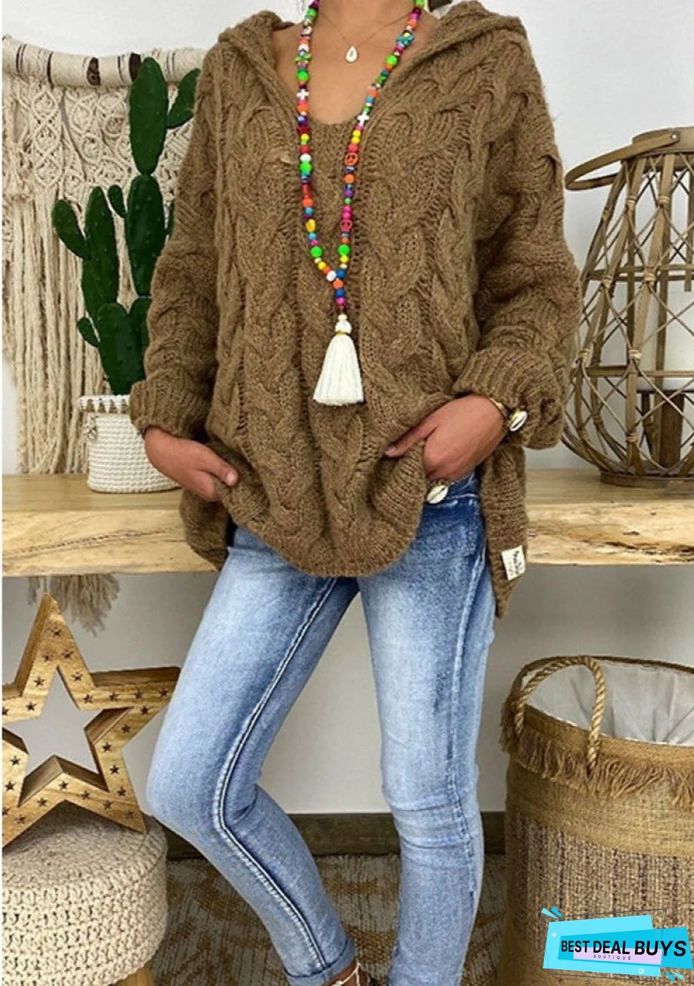 Monochrome Twisted Knitted Sweaters