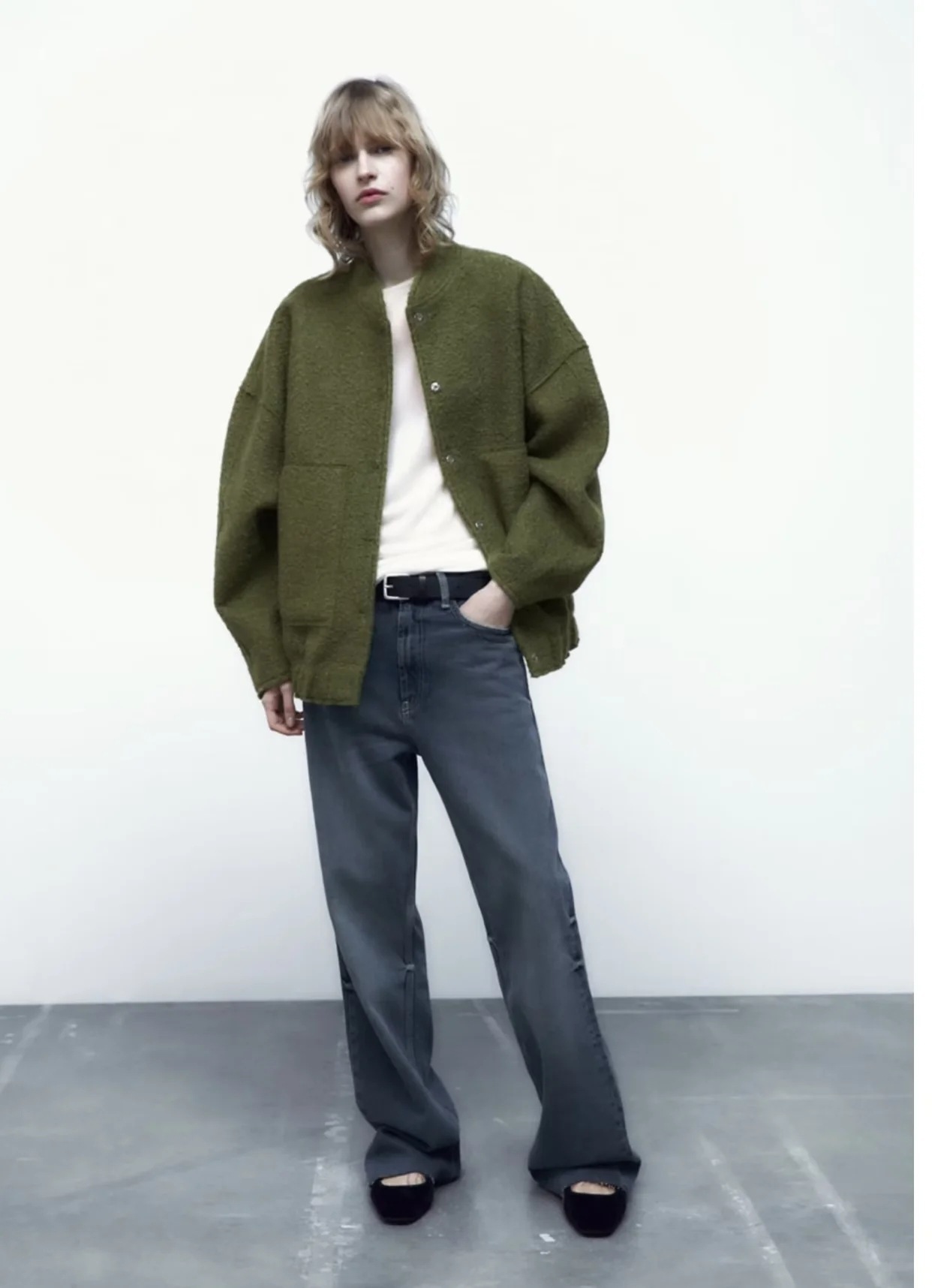 Ootddress Casual Loose High Waist Outwear Sweater For Women Long Sleeve Slim Pocket Patchwork Autumn Cardigan Knitwear Women's Coat