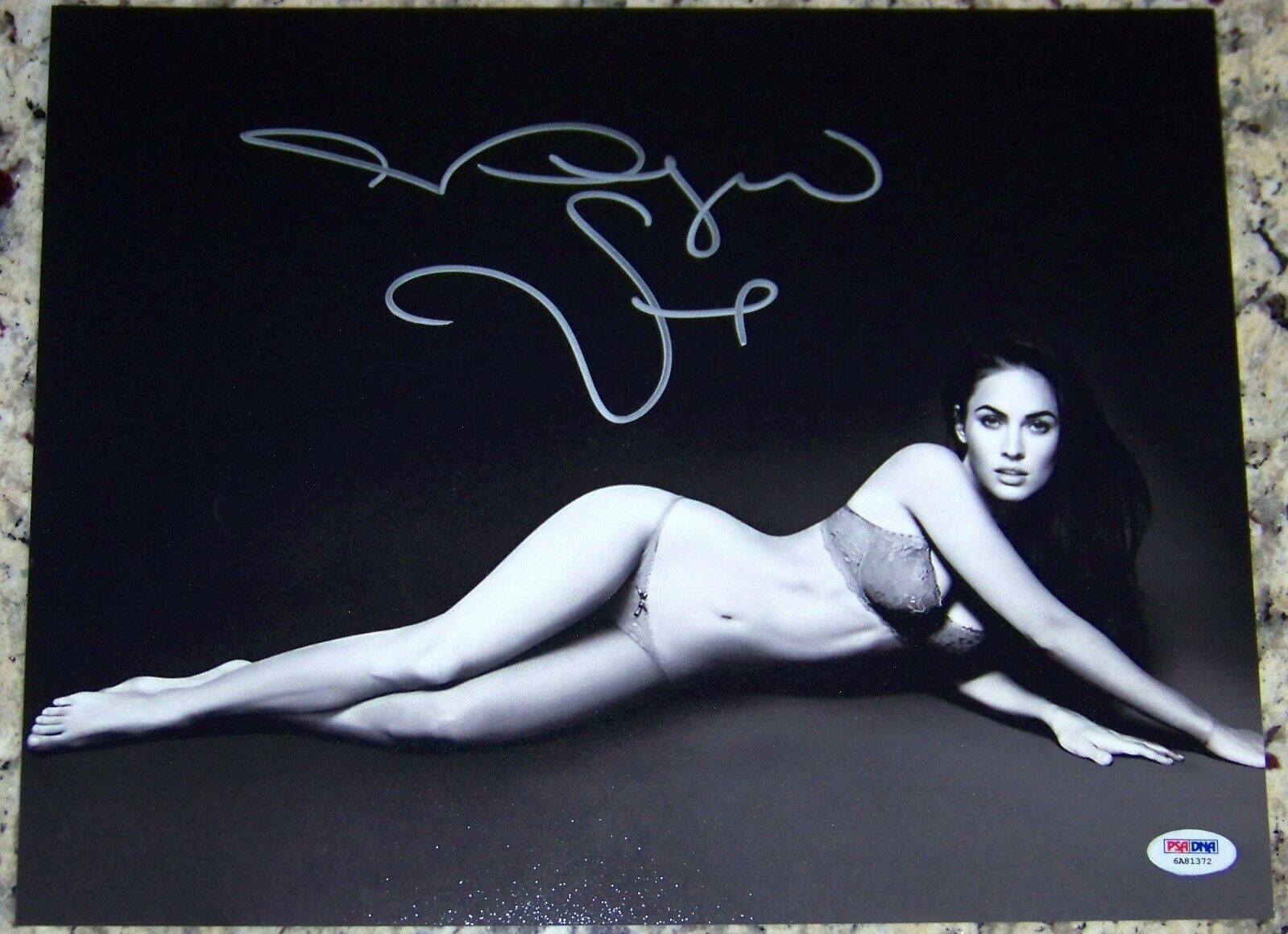 RARE FULL AUTO Megan Fox Signed Autographed 11x14 Photo Poster painting PSA THE IN PRESENCE COA