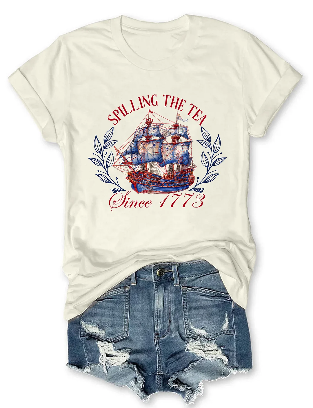 Spilling The Tea Since 1773 T-shirt