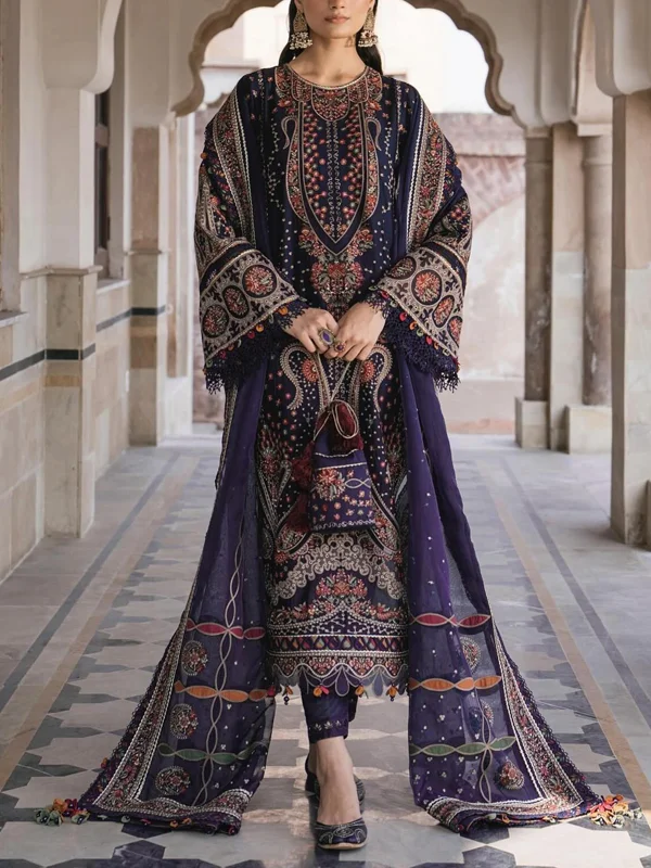 Handmade Embroidery Elegant Festival Ladies Suit