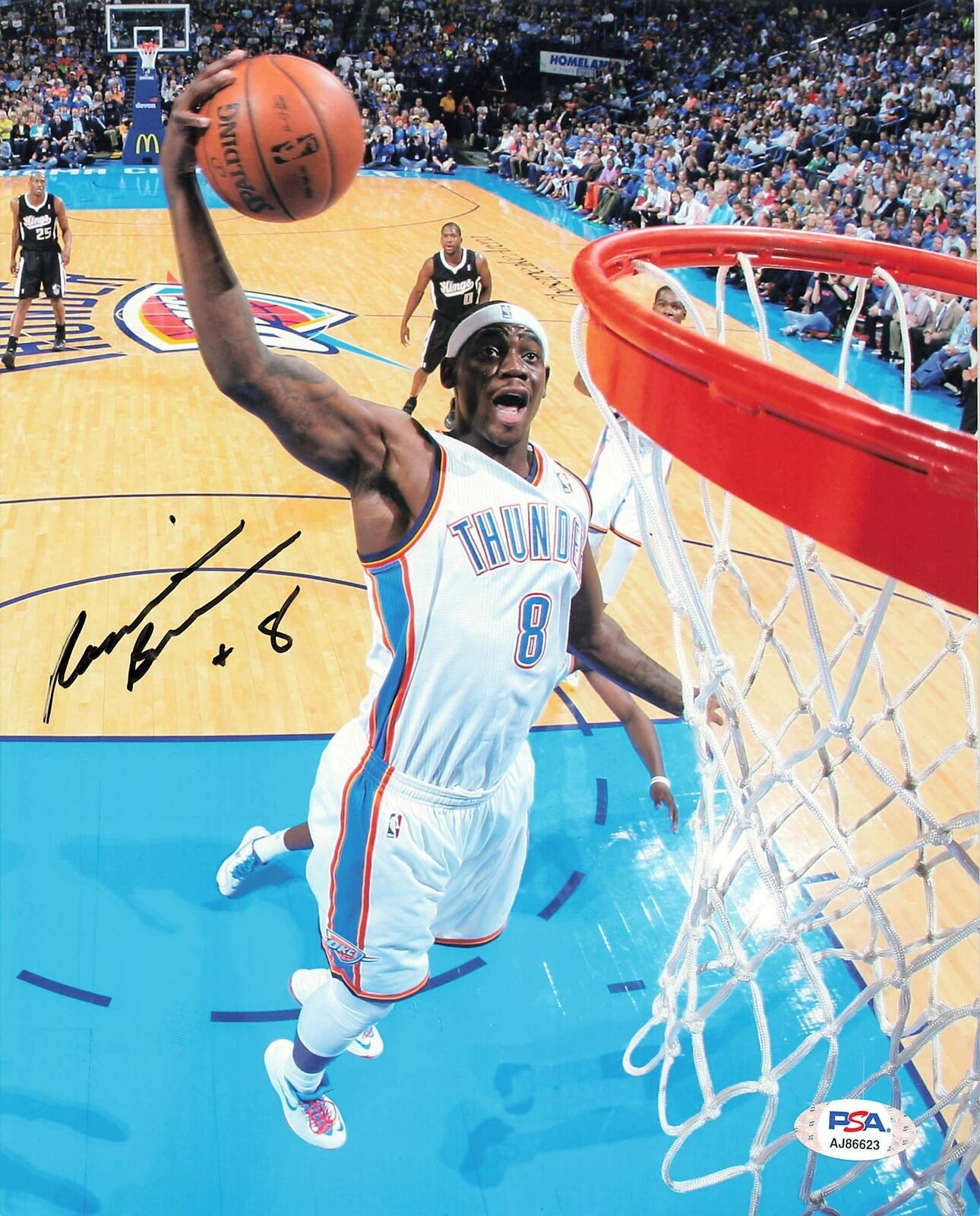 RONNIE BREWER signed 8x10 Photo Poster painting PSA/DNA Oklahoma City Thunder Autographed