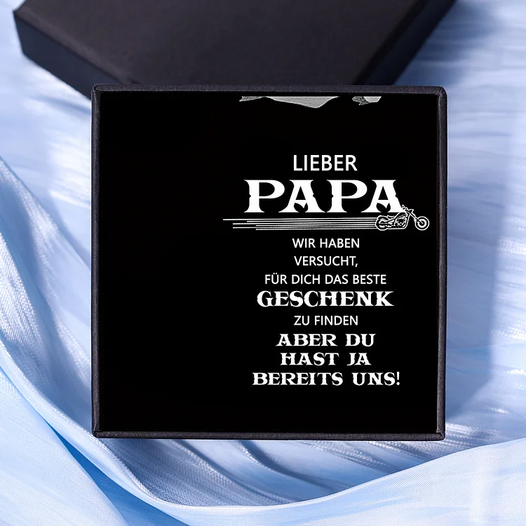 Geschenkkarte Set mit Box & Nachrichtenkarte-Lieber Papa
