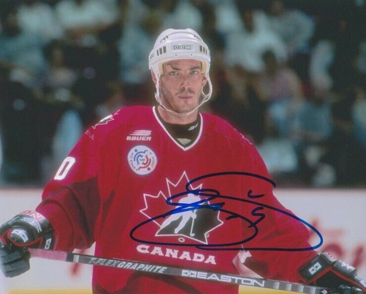 JOE SAKIC SIGNED TEAM CANADA WORLD CUP OF HOCKEY 8x10 Photo Poster painting! COLORADO AVALANCHE