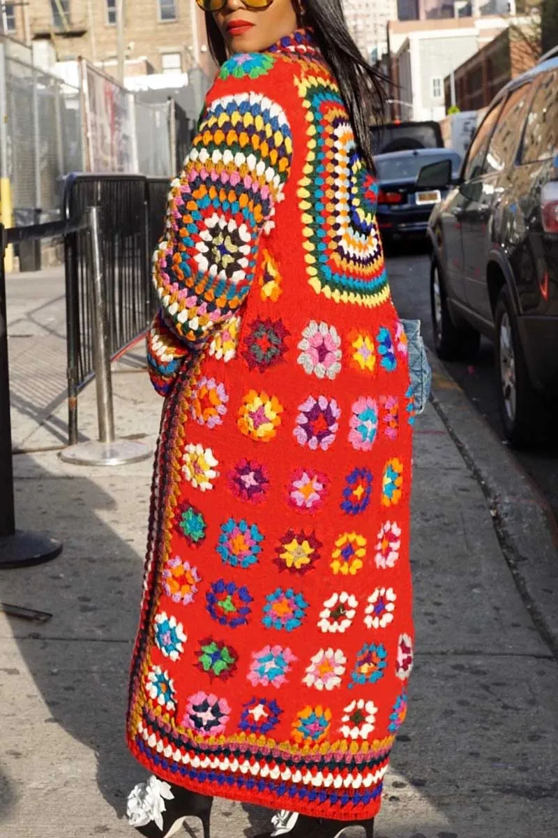 Loose Long Sweater Coat