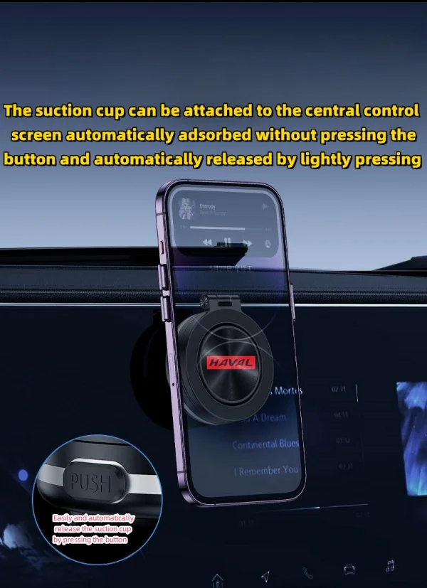 Electric Adsorption Magnetic Car Mount