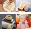 5 Pièces Sacs de Grille-pain Anti-adhésif Réutilisable