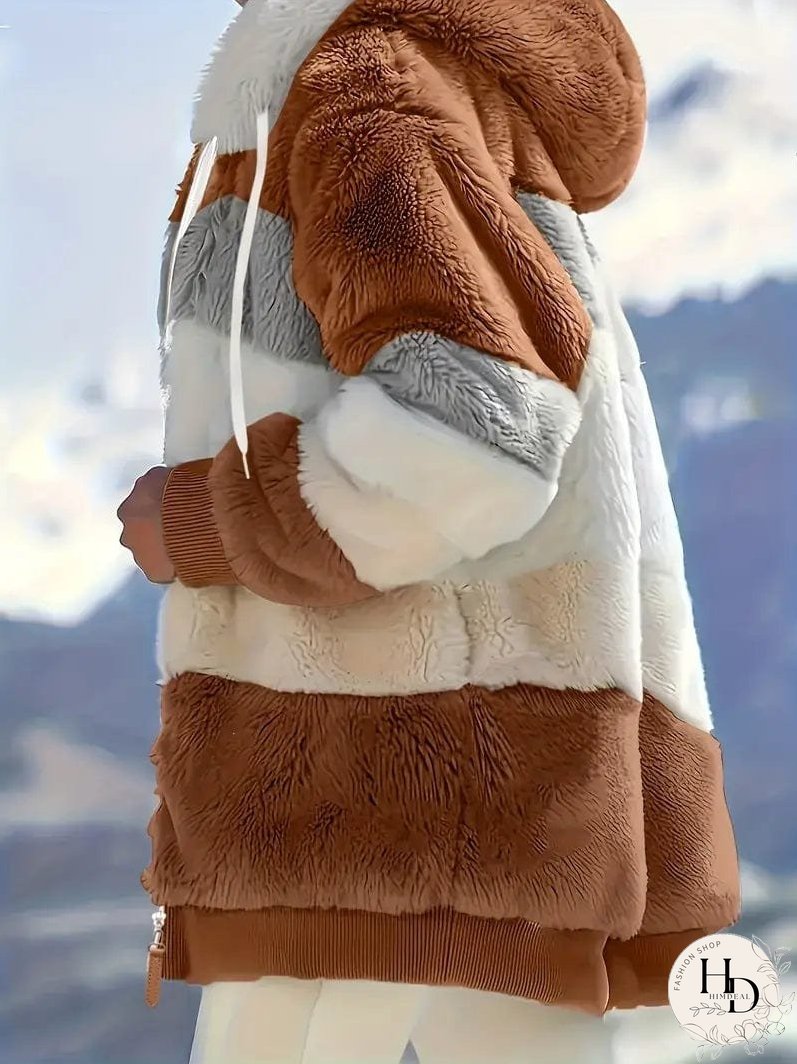 Trendy Tie-Dye Hooded Jacket