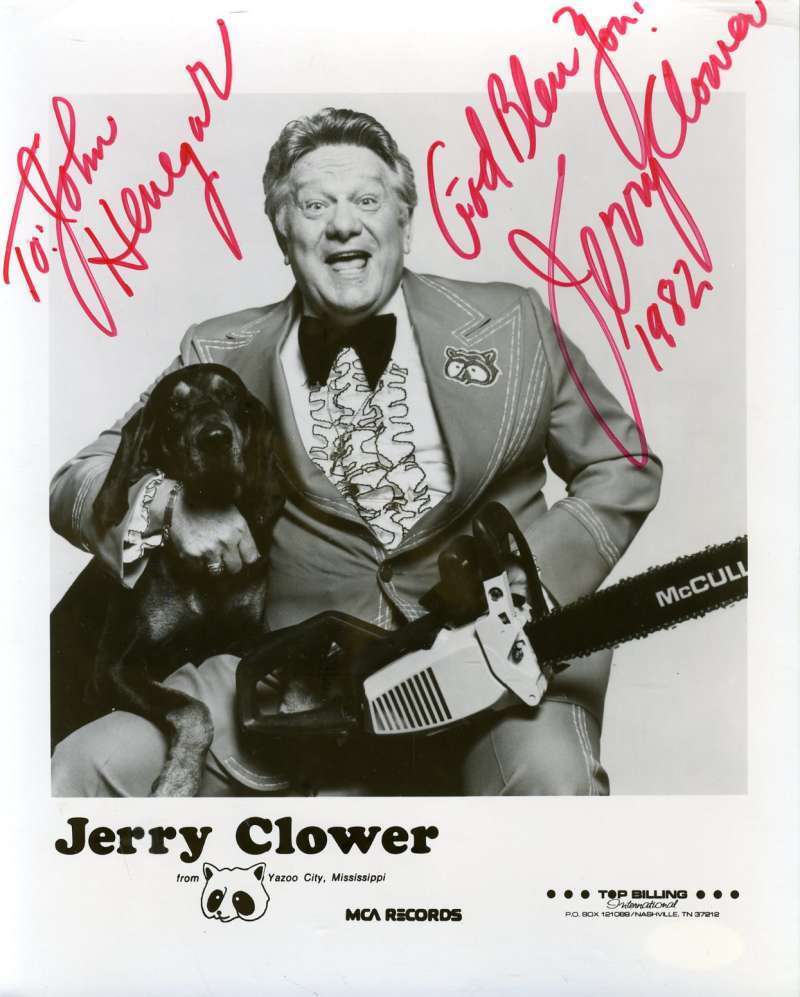 Jerry Clower Jsa Coa Hand Signed 8x10 Photo Poster painting Autograph Authenticated