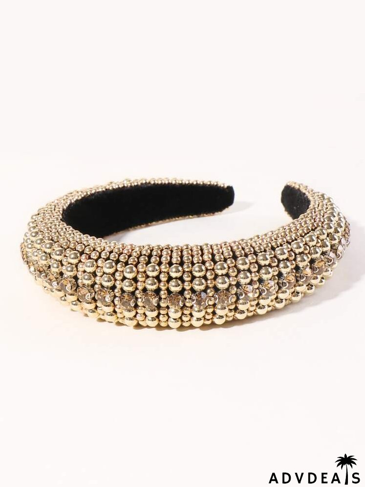 Faux Pearl Decor Hair Hoop